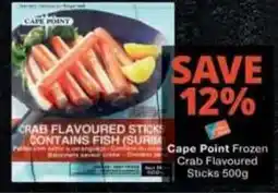 Checkers Cape Point Frozen Crab Flavoured Sticks offer