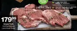 Checkers Simple Truth Certified Natural Lamb Braai Chops offer