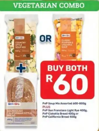 Pick n Pay Vegetarian Combo offer