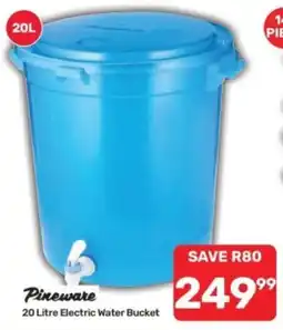 Pick n Pay Pineware 20 Litre Electric Water Bucket offer