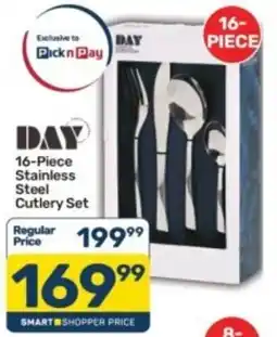 Pick n Pay DAY 16-Piece Stainless Steel Cutlery Set offer
