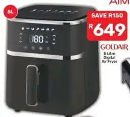 Pick n Pay GOLDAIR 5 Litre Digital Air Fryer offer