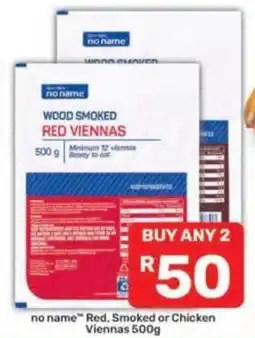 Pick n Pay no name Wood Smoked Red Viennas offer