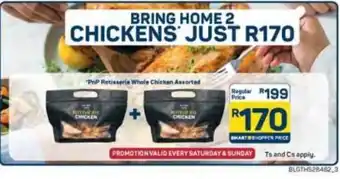 Pick n Pay PnP Rotisserie Whole Chicken Assorted offer