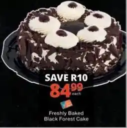 Checkers Freshly Baked Black Forest Cake offer