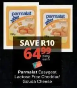 Checkers Parmalat Easygest Lactose Free Cheddar/Gouda Cheese offer