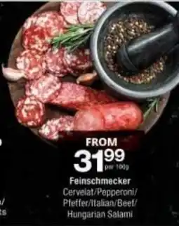 Checkers Feinschmecker Cervelat/Pepperoni/Pfeffer/Italian/Beef/Hungarian Salami offer