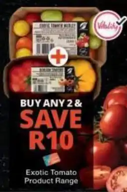 Checkers Exotic Tomato Product Range offer