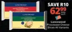 Checkers Lancewood Processed Cheese Slices offer