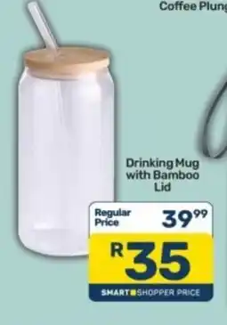 Pick n Pay Drinking Mug with Bamboo Lid offer