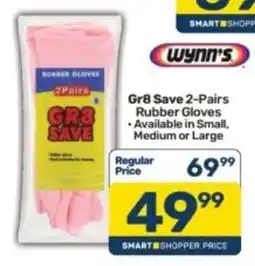 Pick n Pay Wynn's Rubber Gloves offer