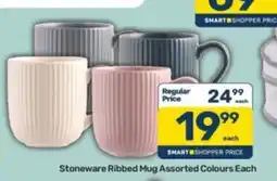 Pick n Pay Stoneware Ribbed Mug Assorted offer