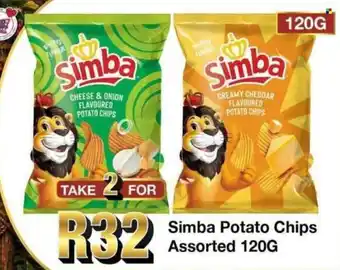 Take 'n Pay Simba Potato Chips Assorted offer
