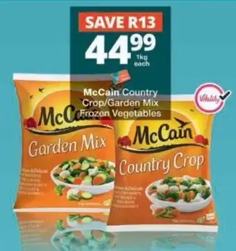 Checkers McCain Country Crop/Garden Mix Frozen Vegetables offer
