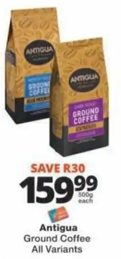 Checkers Antigua Ground Coffee offer