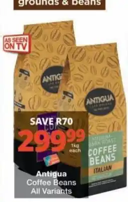 Checkers Antigua Coffee Beans offer