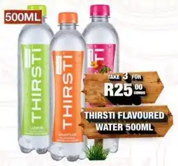 Take 'n Pay Thirsti flavoured water offer