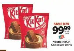 Checkers Nestlé KitKat Chocolate Drink offer