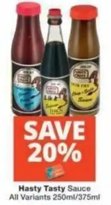 Checkers Hasty Tasty Sauce offer