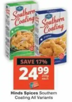 Checkers Hinds Spices Southern Coating offer