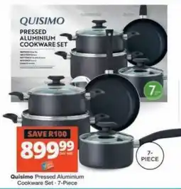 Checkers Quisimo Pressed Aluminium Cookware Set offer