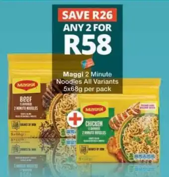 Checkers Maggi 2 Minute Noodles offer