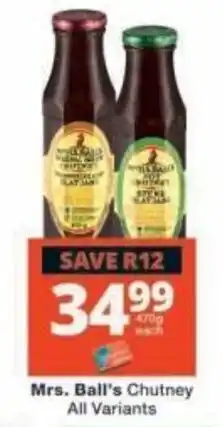 Checkers Mrs. Ball's Chutney offer