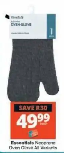 Checkers Essentials Neoprene Oven Glove offer