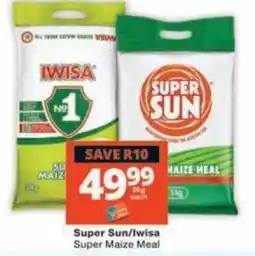 Checkers Super Sun/Iwisa Super Maize Meal offer