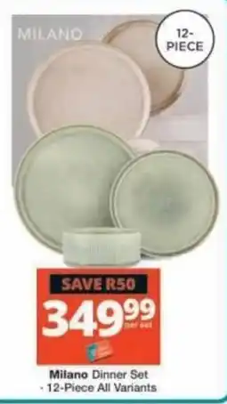 Checkers Milano Dinner Set offer