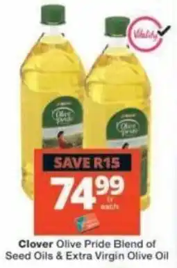 Checkers Clover Olive Pride Blend of Seed Oils & Extra Virgin Olive Oil offer