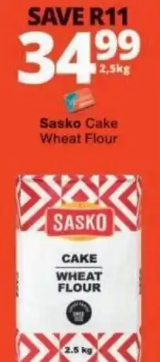 Checkers Sasko Cake Wheat Flour offer