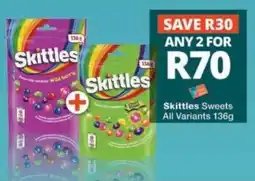 Checkers Skittles Sweets offer