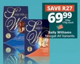 Checkers Sally Williams Nougat All Variants offer
