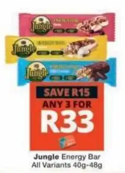 Checkers Jungle Energy Bar offer