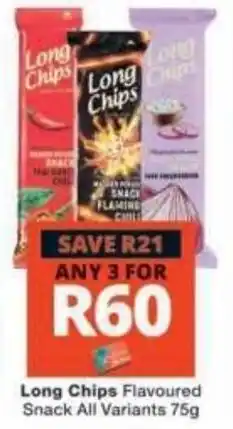 Checkers Long Chips Flavoured Snack offer
