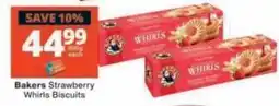 Checkers Bakers Strawberry Whirls Biscuits offer