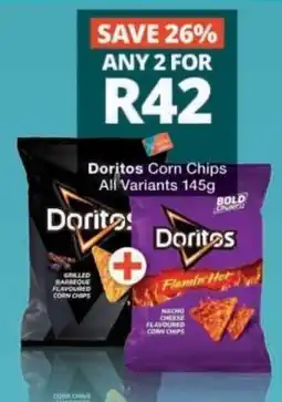 Checkers Doritos Corn Chips offer