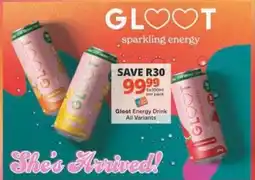Checkers Gloot Energy Drink offer