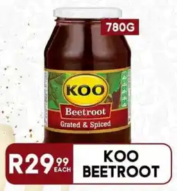 Take 'n Pay Koo Beetroot Grated & Spiced offer