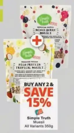 Checkers Simple Truth Muesli offer