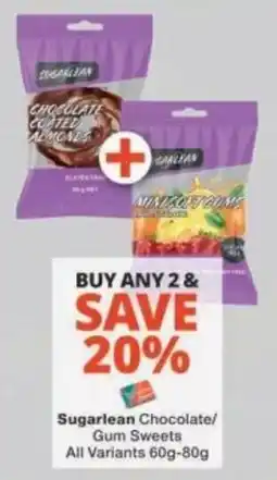 Checkers Sugarlean Chocolate/ Gum Sweets offer