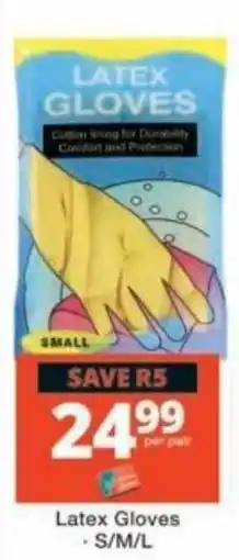 Checkers Latex Gloves offer