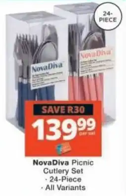 Checkers NovaDiva Picnic Cutlery Set offer