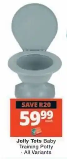 Checkers Jolly Tots Baby Training Potty offer