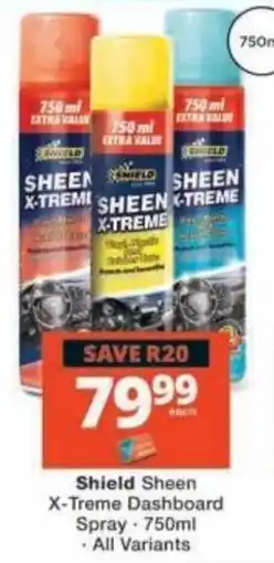 Checkers Shield Sheen X-Treme Dashboard Spray offer