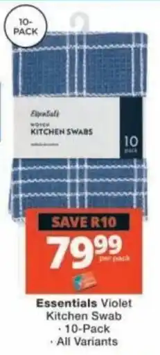 Checkers Essentials Woven Kitchen Swabs offer