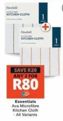 Checkers Essentials Ava Microfibre Kitchen Cloth offer