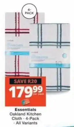 Checkers Essentials Oakland Kitchen Cloth offer