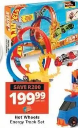 Checkers Hot Wheels Energy Track Set offer